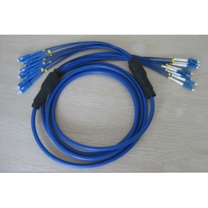 Armored patch cord